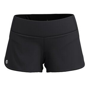 NEW SmartWool women Active Lined Shorts Built-In Briefs black 253